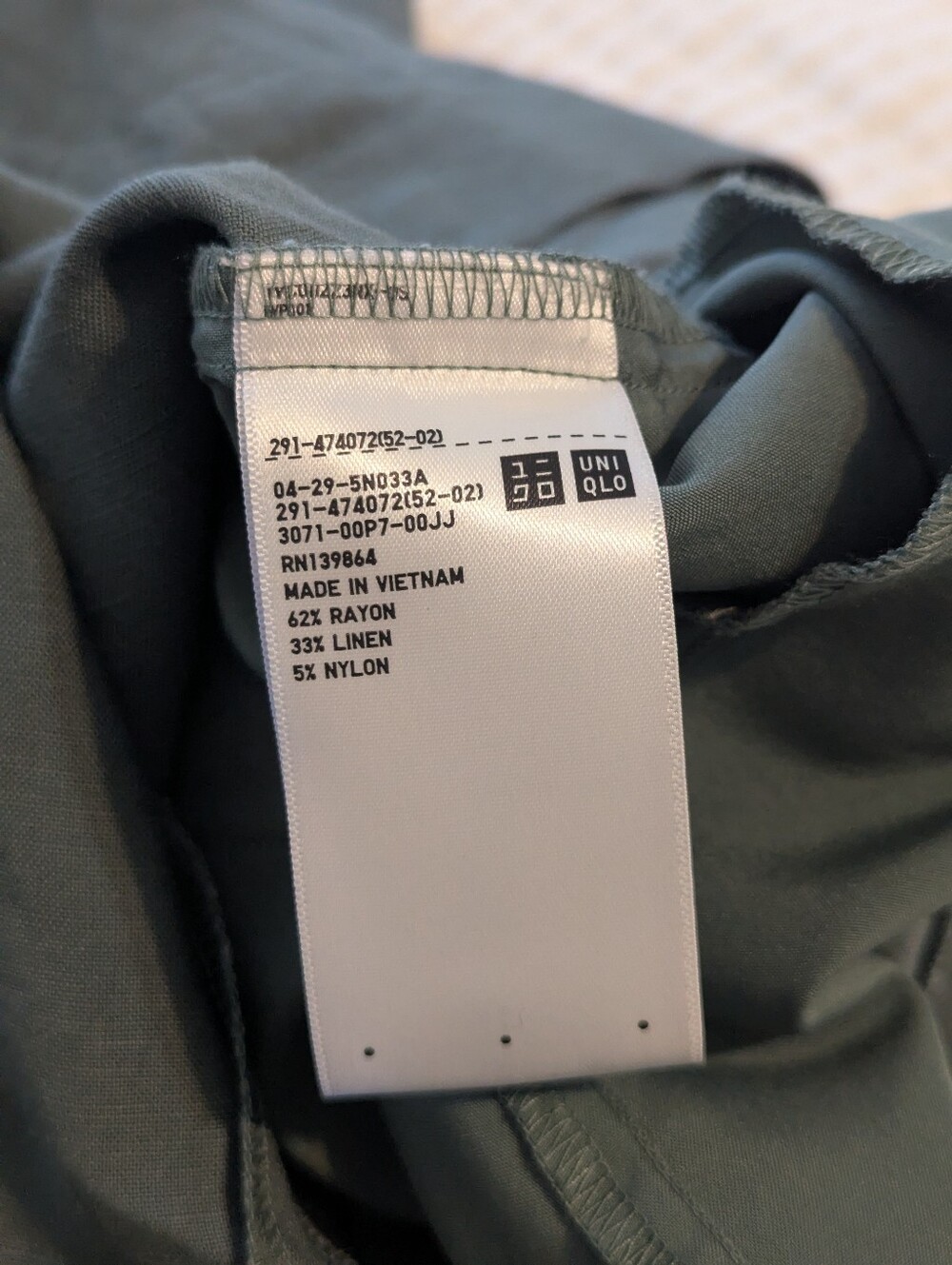 Uniqlo Mini Linen Blend Dress - Picture 5 of 7